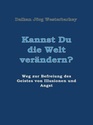 cover image of Kannst Du die Welt verändern?